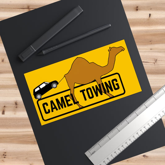 Camel Towing Bumper Sticker